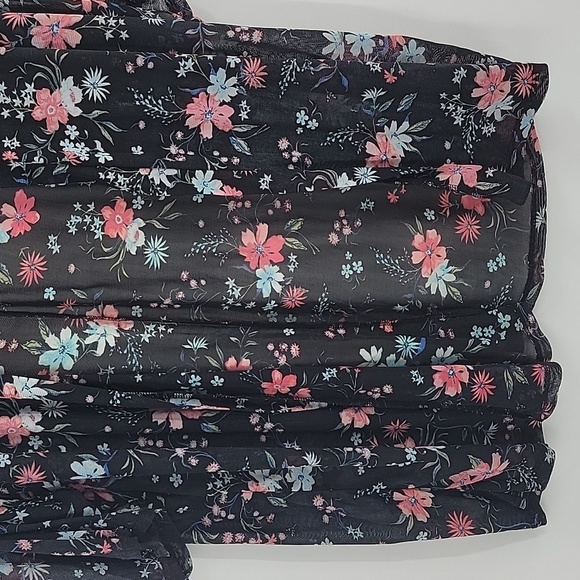 Lane Bryant Floral Sheer Jacket - Picture 6 of 15